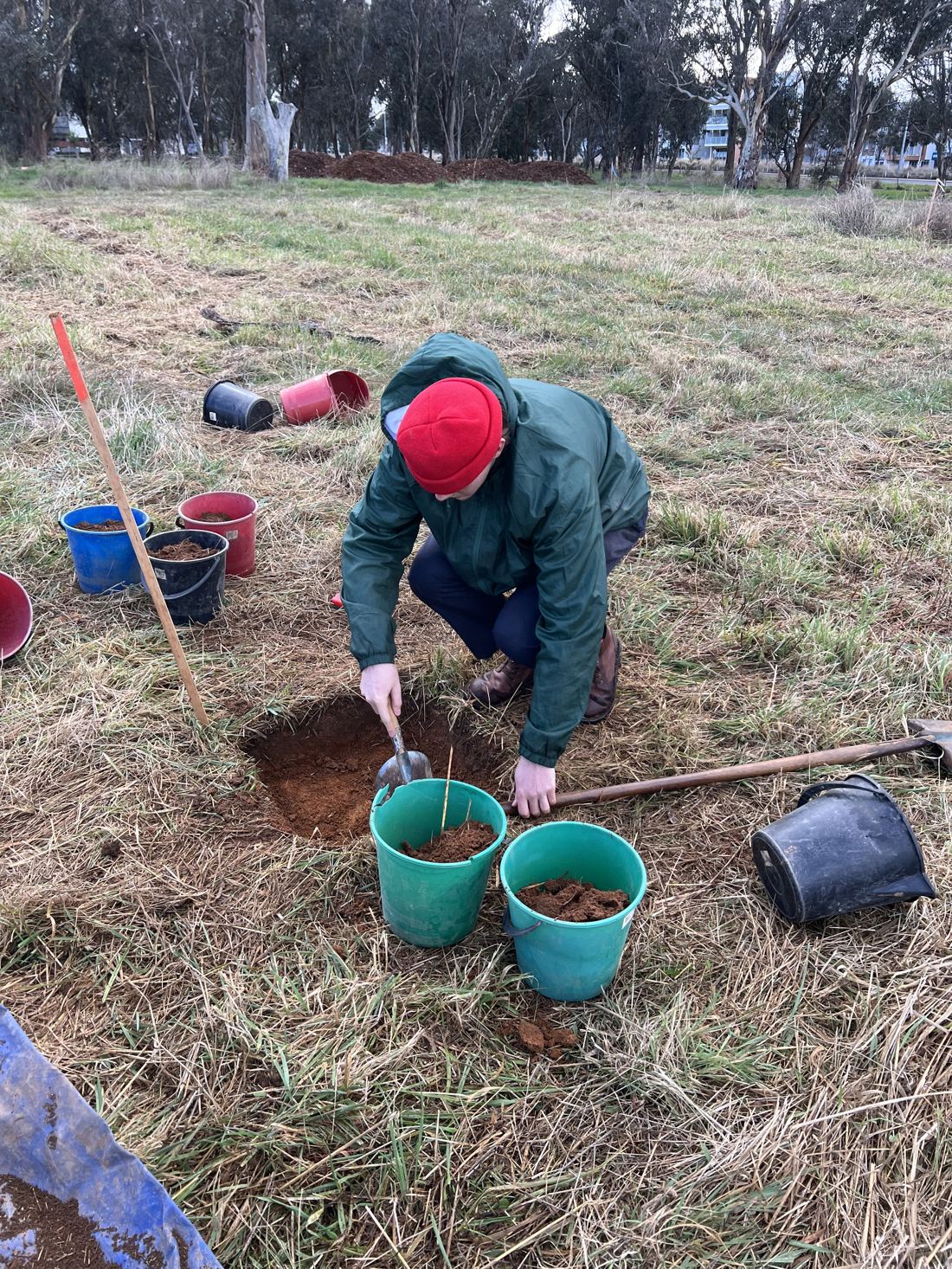 Archaeological test excavation underway in the capital region